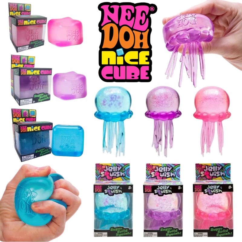 Kids Outdoor Toys - Brinquedo de Apertar Needoh Jellyfish Beach