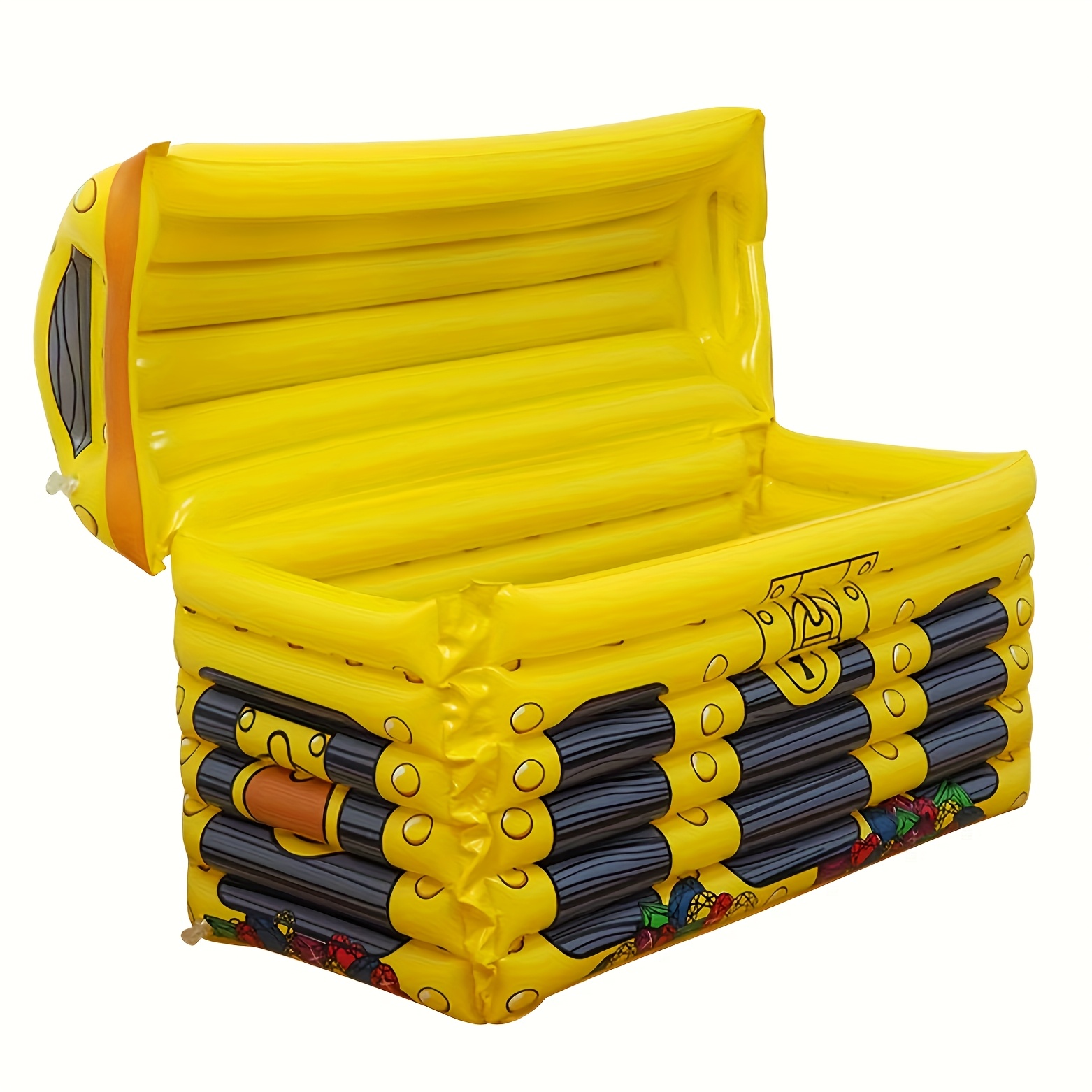Kids Outdoor Toys - Caixa de Armazenamento Inflável Multifuncional para