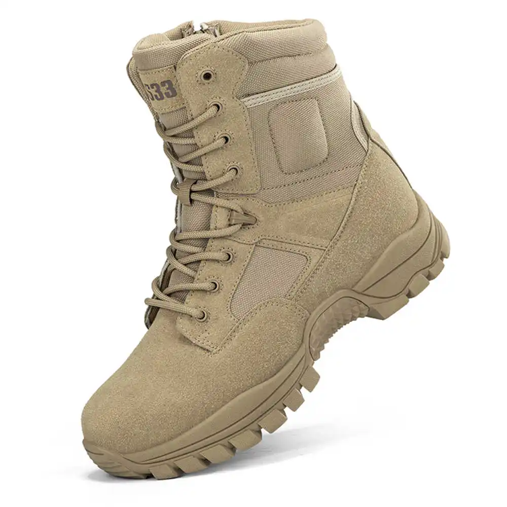Kids Outdoor Volleyball Shoes - Botas de caminhada de couro genuíno