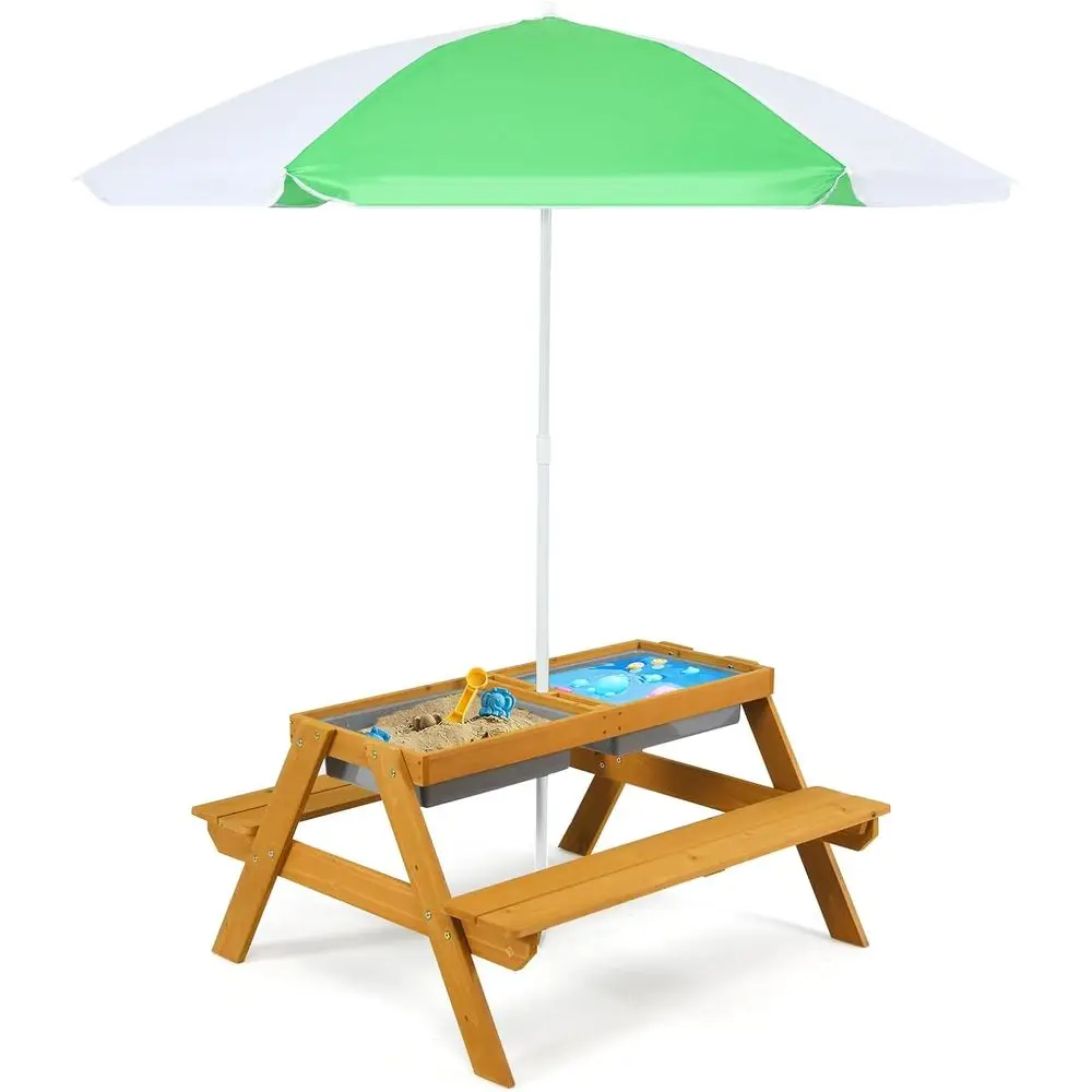 Kids Outdoor Umbrella For Table - Mesa de Piquenique Infantil 3 em