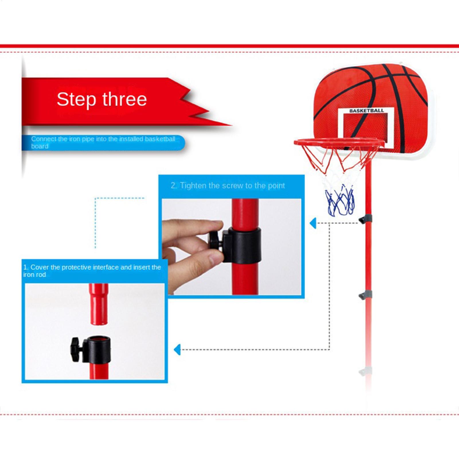 Kids Outdoor Toys - Aro de basquete e suporte para