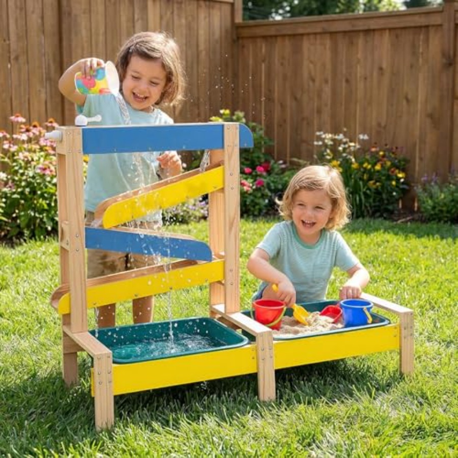 Kids Outdoor Wooden Playset - Conjunto de atividades ao ar livre