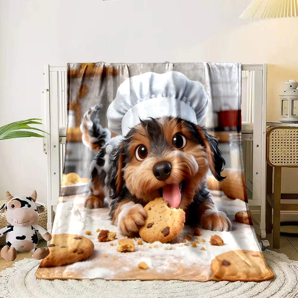 Outdoor Kids Yorkshire - 1pc yorkshire terrier tema impressão cobertor