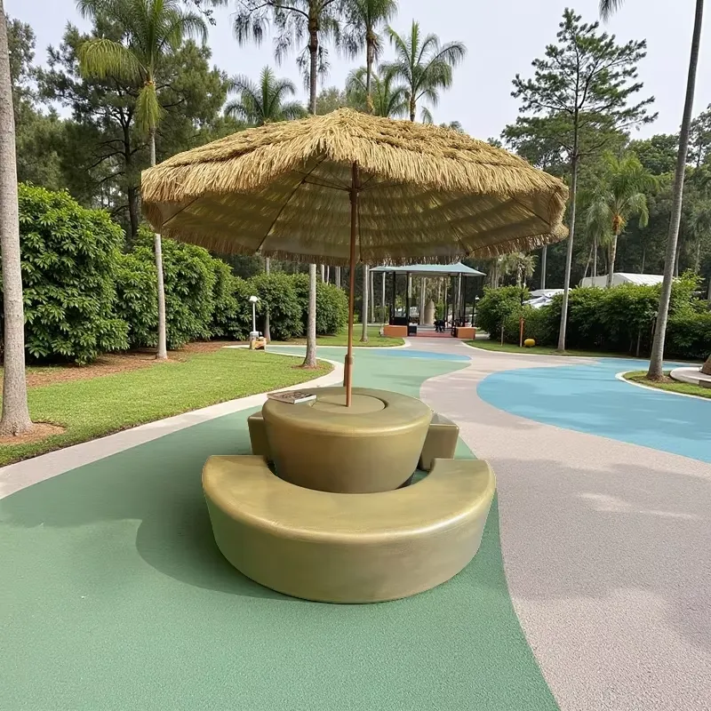 Kids Outdoor Umbrella For Table - Conjunto Moderno de Mesa Redonda e