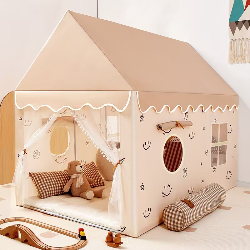 Kids Outdoor House Accessories - Tenda Infantil Dobrável para Brincar, Castelo