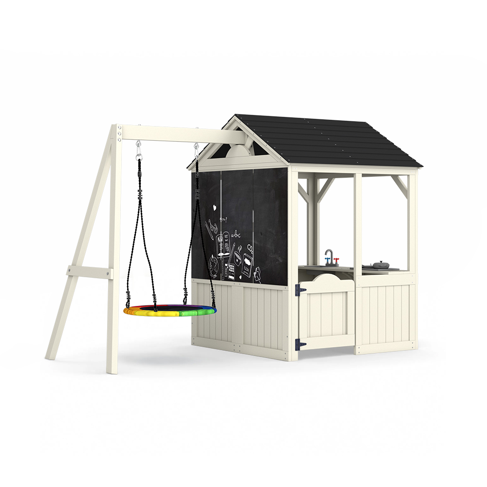 Conjunto de Brinquedos de Made - Kids Outdoor Wooden Playset avaliação e preço