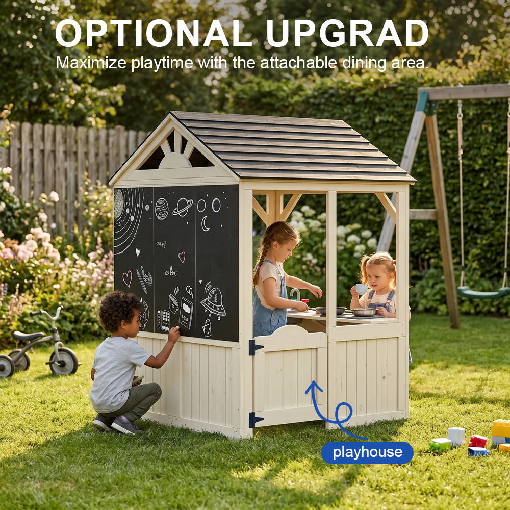Conjunto de Brinquedos de Made - Kids Outdoor Wooden Playset avaliação e preço
