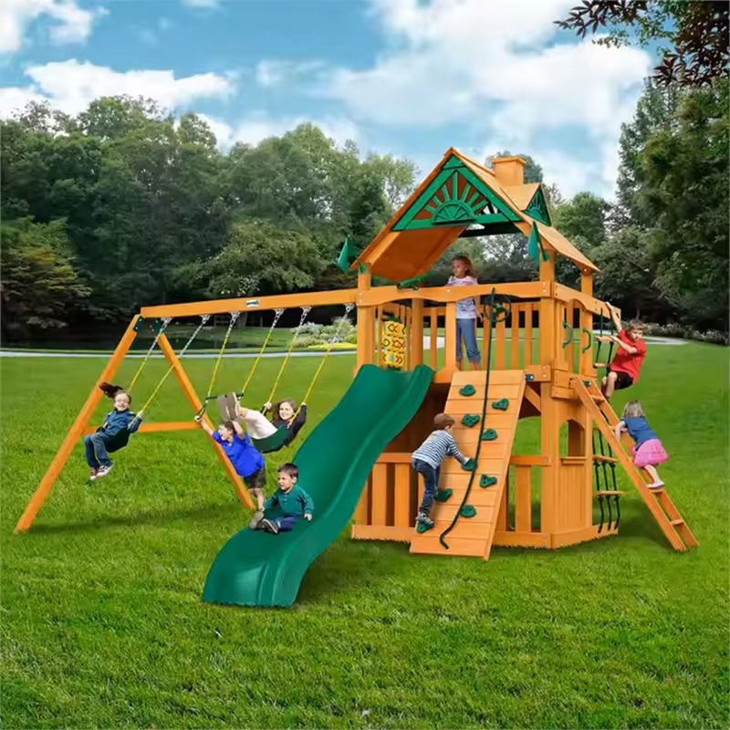 Grande Torre de Madeira para P - Kids Outdoor Wooden Playset avaliação e preço