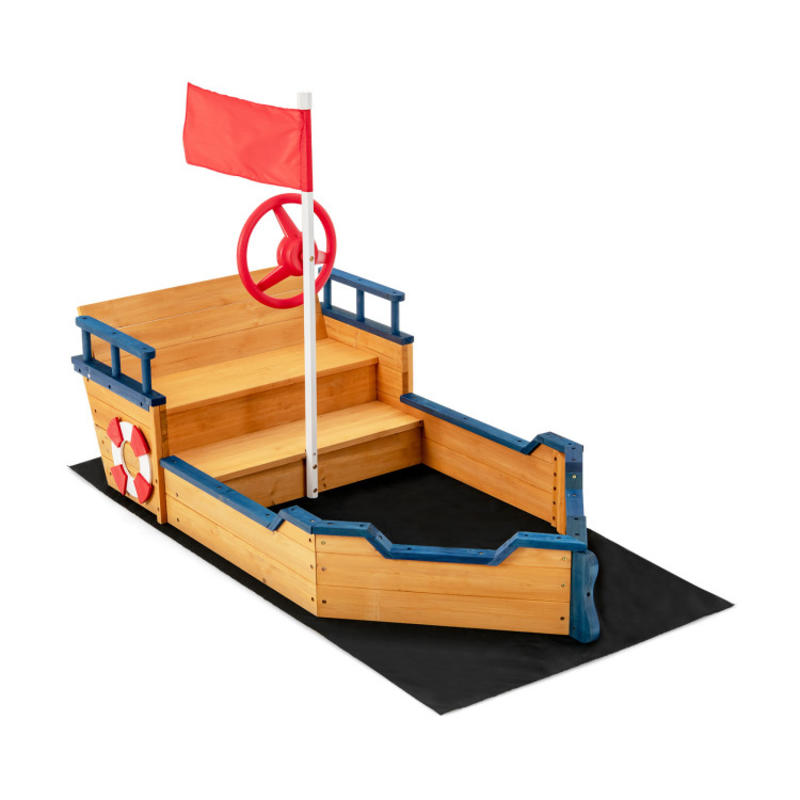 Caixa de Areia de Madeira para - Kids Outdoor Wooden Playset avaliação e preço