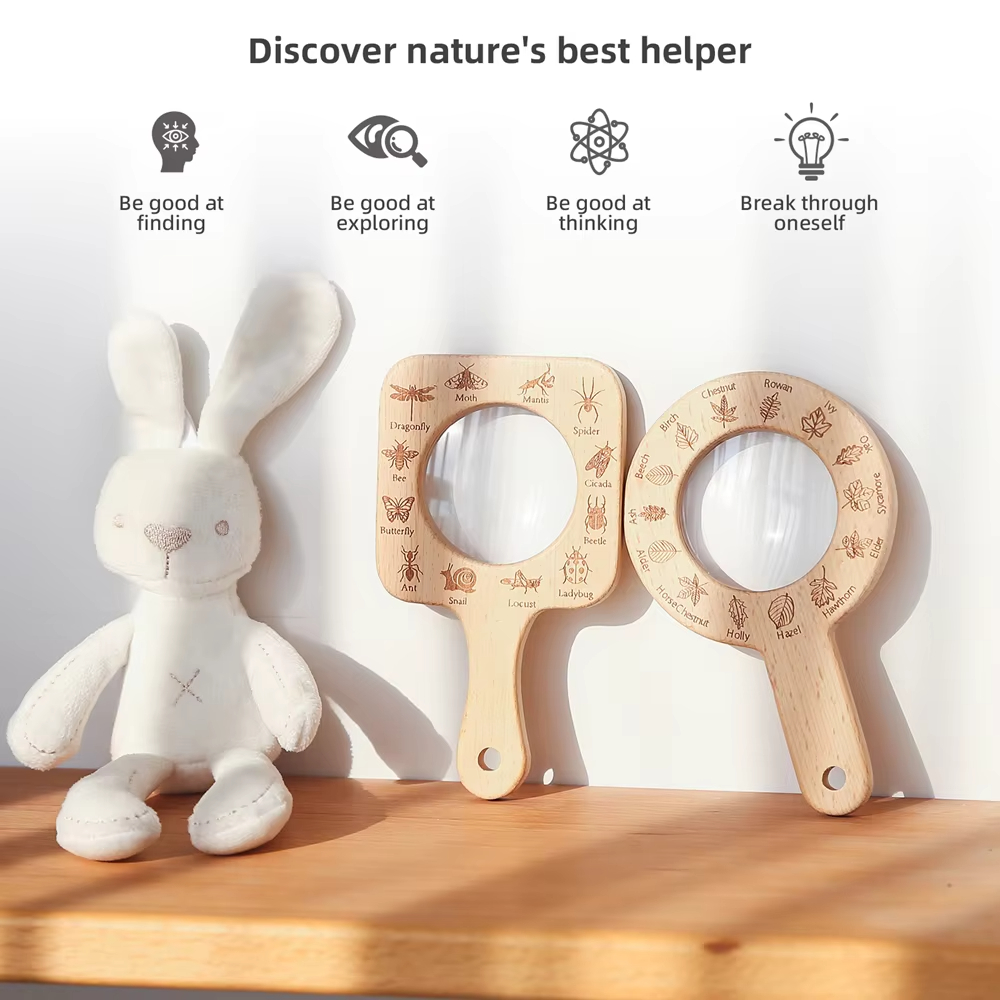 Lupa de Madeira para Crianças, - Kids Outdoor Gifts avaliação e preço
