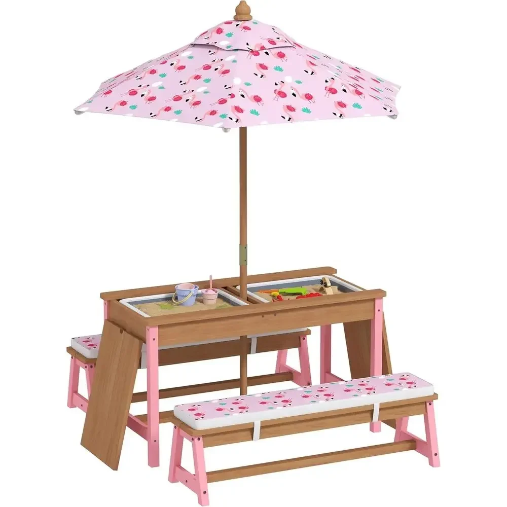 Conjunto de Mesa de Piquenique - Kids Outdoor Umbrella For Table avaliação e preço