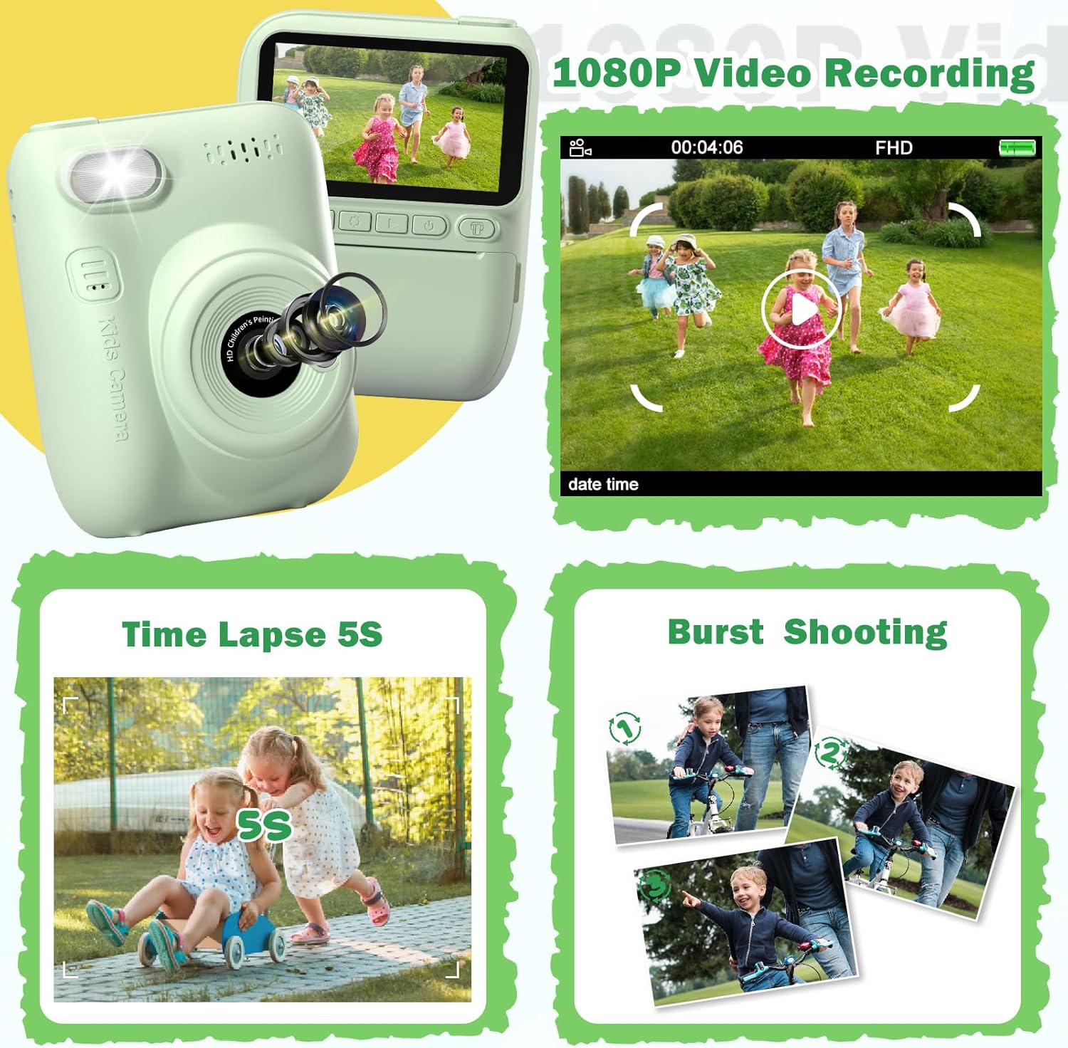 Câmera Instantânea para Crianç - Kids Outdoor Gifts avaliação e preço