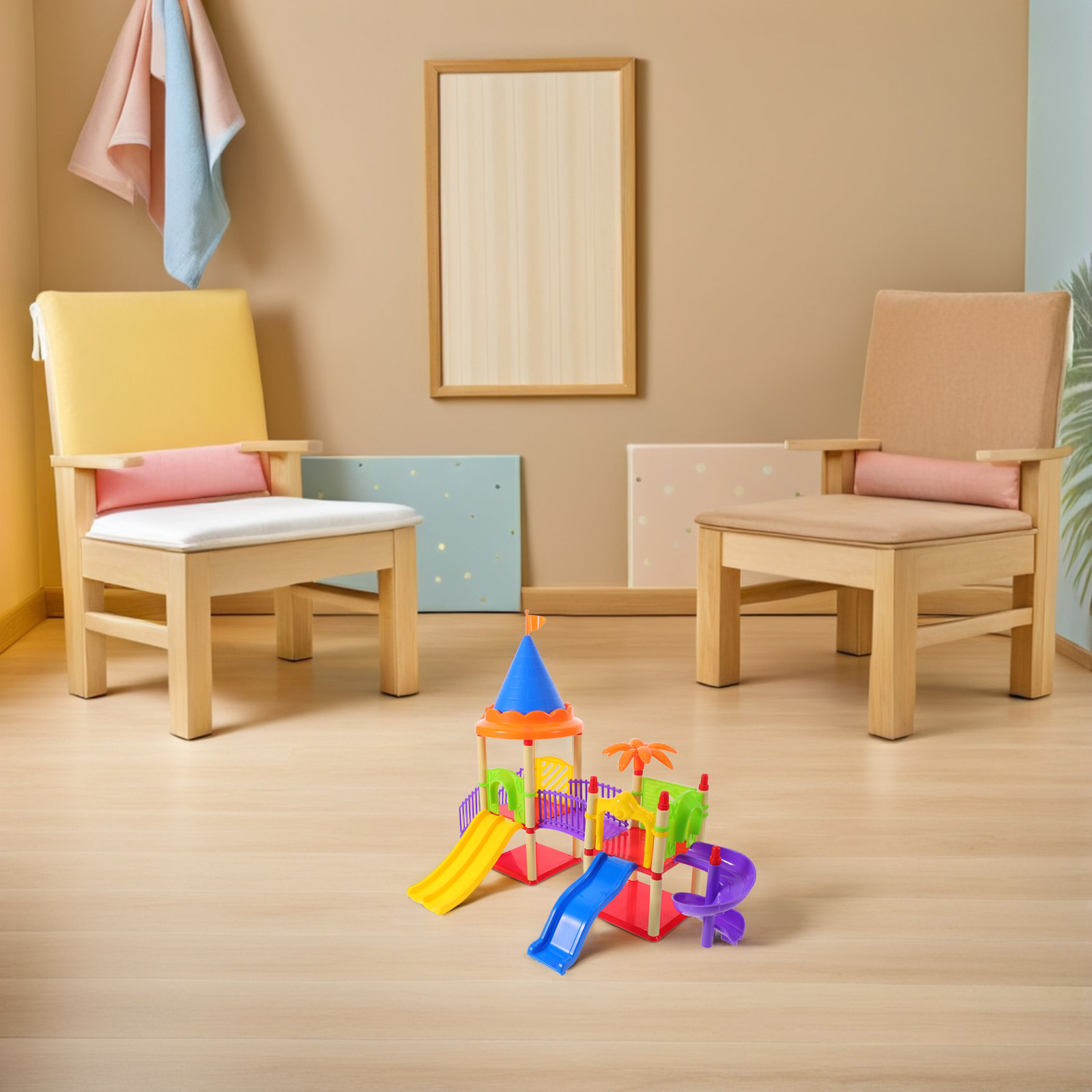 Mini Escorregador e Casinha de - Kids Outdoor House Accessories avaliação e preço