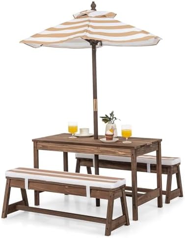 Mesa de Piquenique Infantil, C - Kids Outdoor Umbrella For Table avaliação e preço