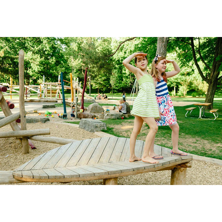 Crianças playground ao ar livr - Kids Outdoor Wooden Playset avaliação e preço