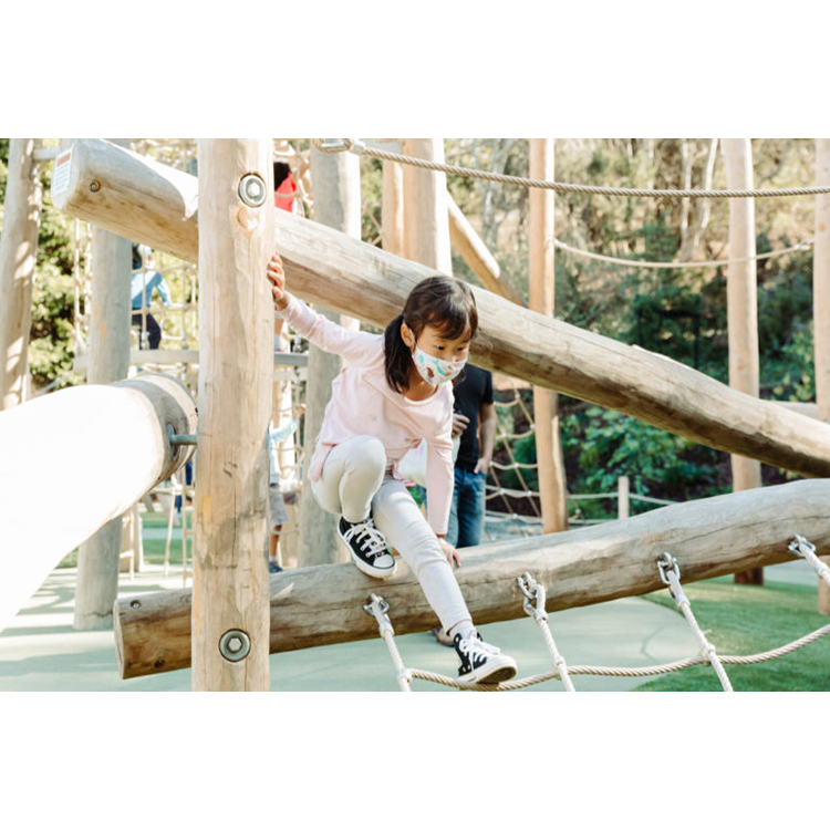 Crianças playground ao ar livr - Kids Outdoor Wooden Playset avaliação e preço