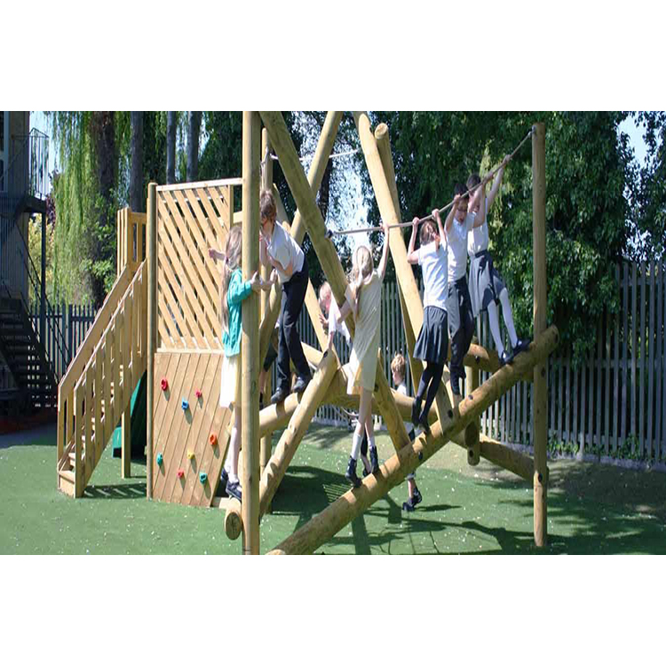 Crianças playground ao ar livr - Kids Outdoor Wooden Playset avaliação e preço