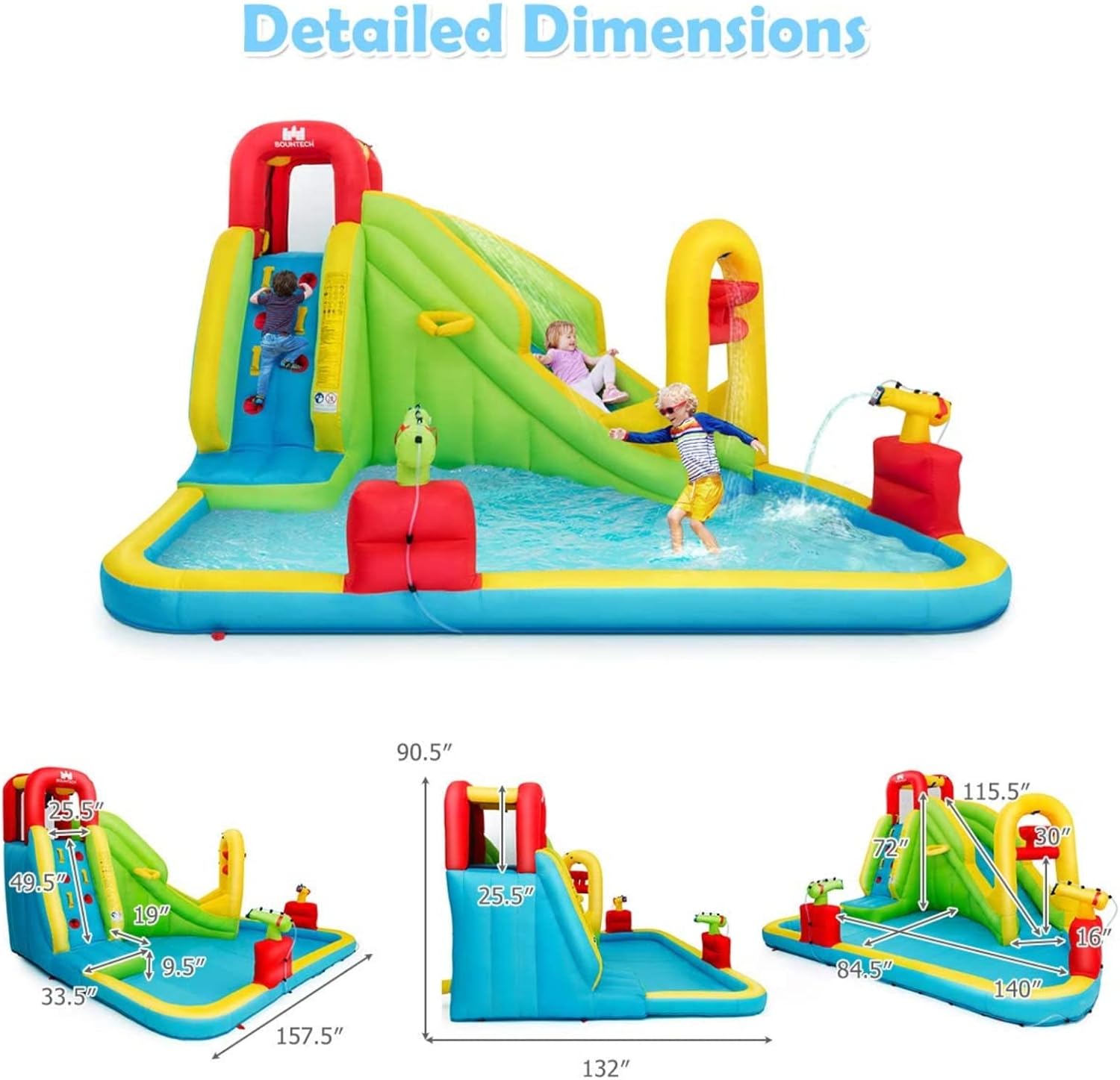 Mega Parque Aquático Inflável  - Kids Outdoor Gifts avaliação e preço