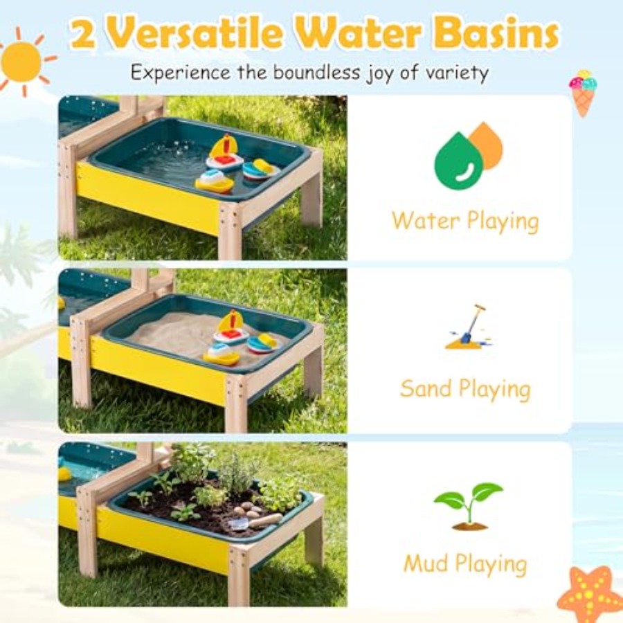 Conjunto de atividades ao ar l - Kids Outdoor Wooden Playset avaliação e preço