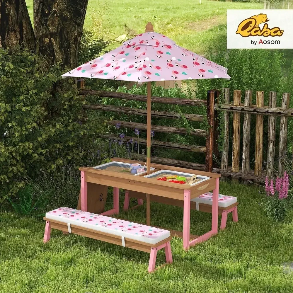 Conjunto de Mesa de Piquenique - Kids Outdoor Umbrella For Table avaliação e preço