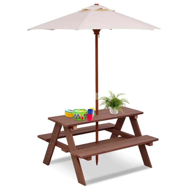 Conjunto de Mesa de Piquenique - Kids Outdoor Umbrella For Table avaliação e preço
