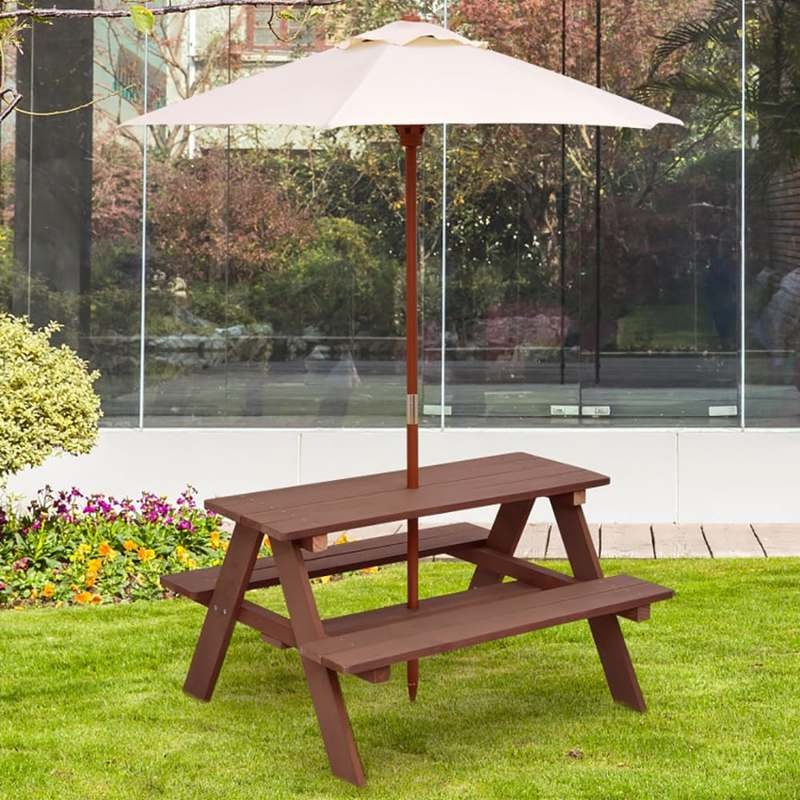 Conjunto de Mesa de Piquenique - Kids Outdoor Umbrella For Table avaliação e preço