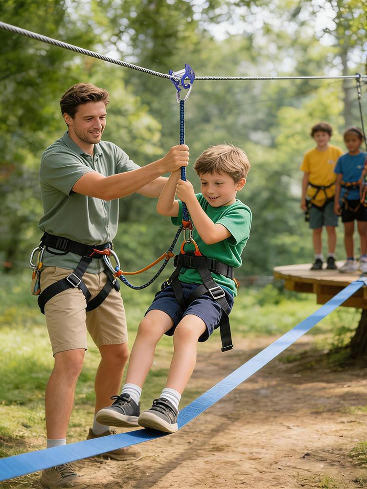 Kit de Polias para Tirolesa de - Kids Outdoor Zipline avaliação e preço