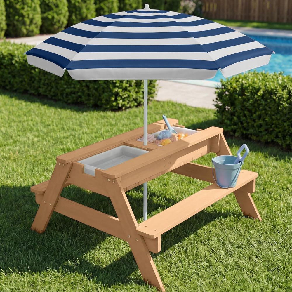 Mesa de Piquenique Infantil co - Kids Outdoor Umbrella For Table avaliação e preço