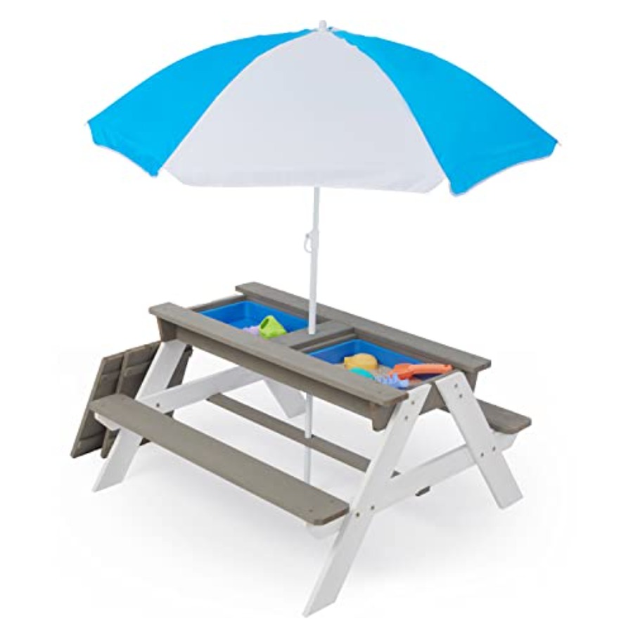 Mesa de piquenique para crianç - Kids Outdoor Umbrella For Table avaliação e preço