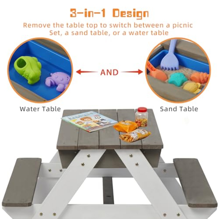 Mesa de piquenique para crianç - Kids Outdoor Umbrella For Table avaliação e preço