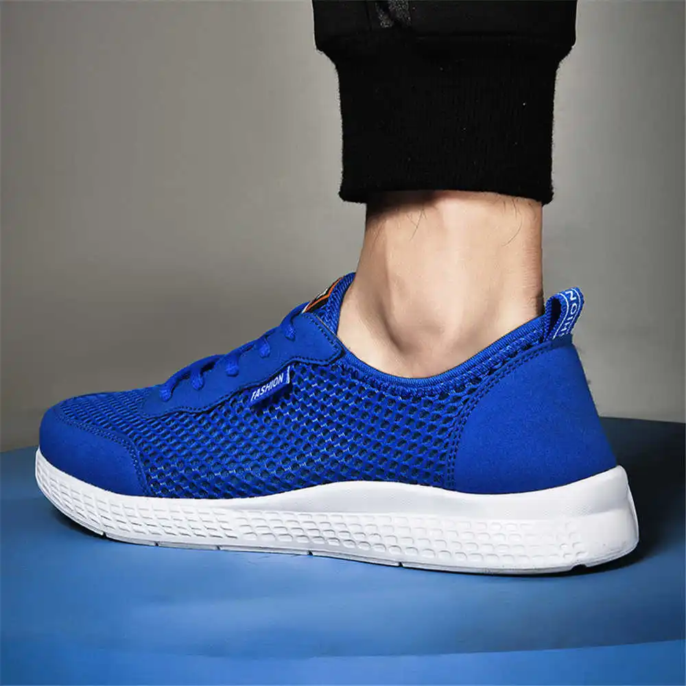 35-46 respirável luz azul têni - Kids Outdoor Volleyball Shoes avaliação e preço